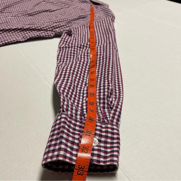 J. Crew Checkered Cotton Shirt Mens Small Button Down Long Sleeve - Picture 7 of 8